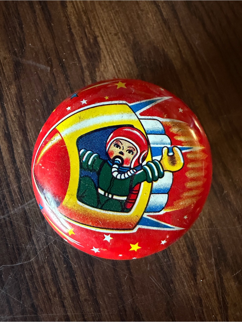 Red Space Rocket Toy Yo-yo- Kids Toy